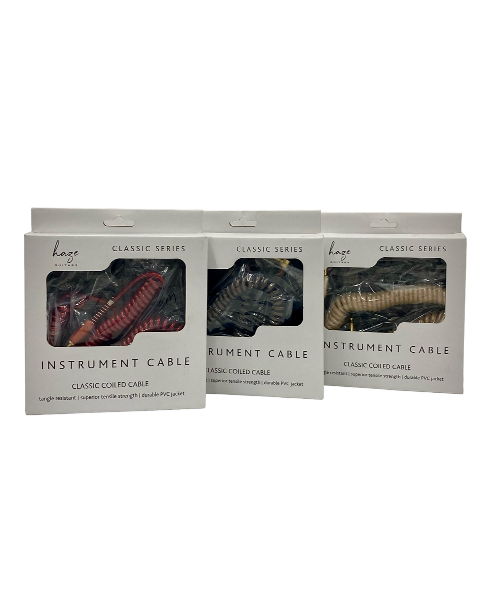 Thumbnail: Haze Instrument Cable Classic Coiled Lead TJ1282S