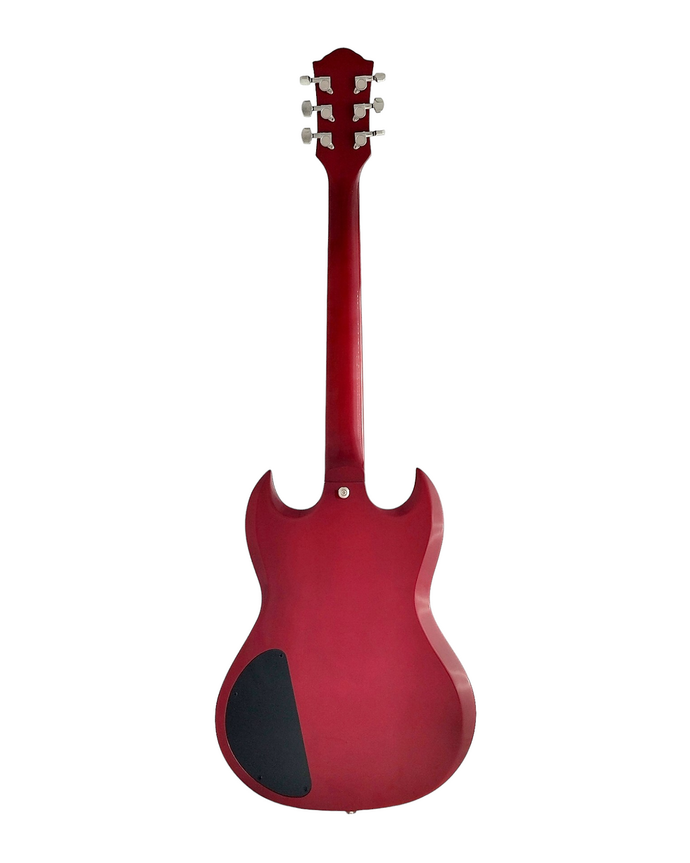 Thumbnail: Haze Poplar body, Rosewood Fingerboard Neck-Thru HSG Electric Guitar - Red SEG27