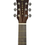 Thumbnail: Caraya HSGYPSYCEQGC Spalted Spruce Built-In Pickups/Tuner OM Cutaway Acoustic Gu