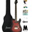 Thumbnail: Haze Split Coil pickup Tremolo Bar Contoured HTL Electric Guitar - Redburst KATL