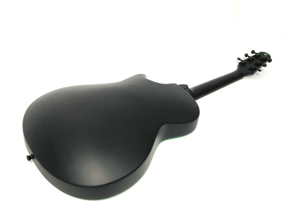 Thumbnail: Haze HSDP836CGR 38" Roundback Traveller Acoustic Guitar - Green
