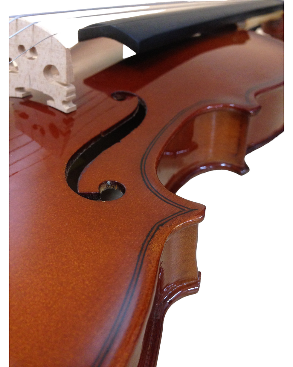 Thumbnail: Kapok V005 1/4 Size Violin + Foam Case, Chin Rest, Bow, Rosin & String Adjust