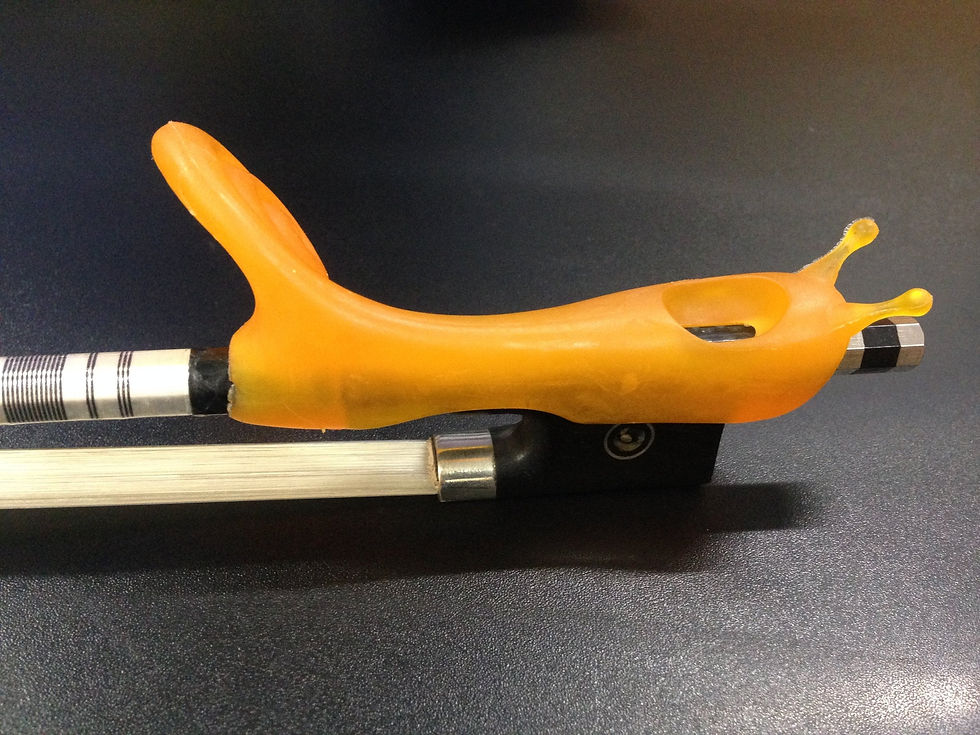 Thumbnail: Kapaier 515OR Violin Bow Grip Partners for Sizes 1/8 to 4/4 - Orange
