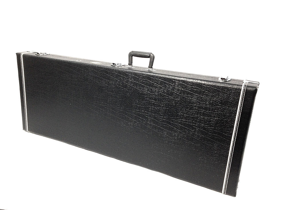 Thumbnail: Haze HSBD1910C Rectangle Double Neck Electric Guitar Hard Case, Lockable, Black