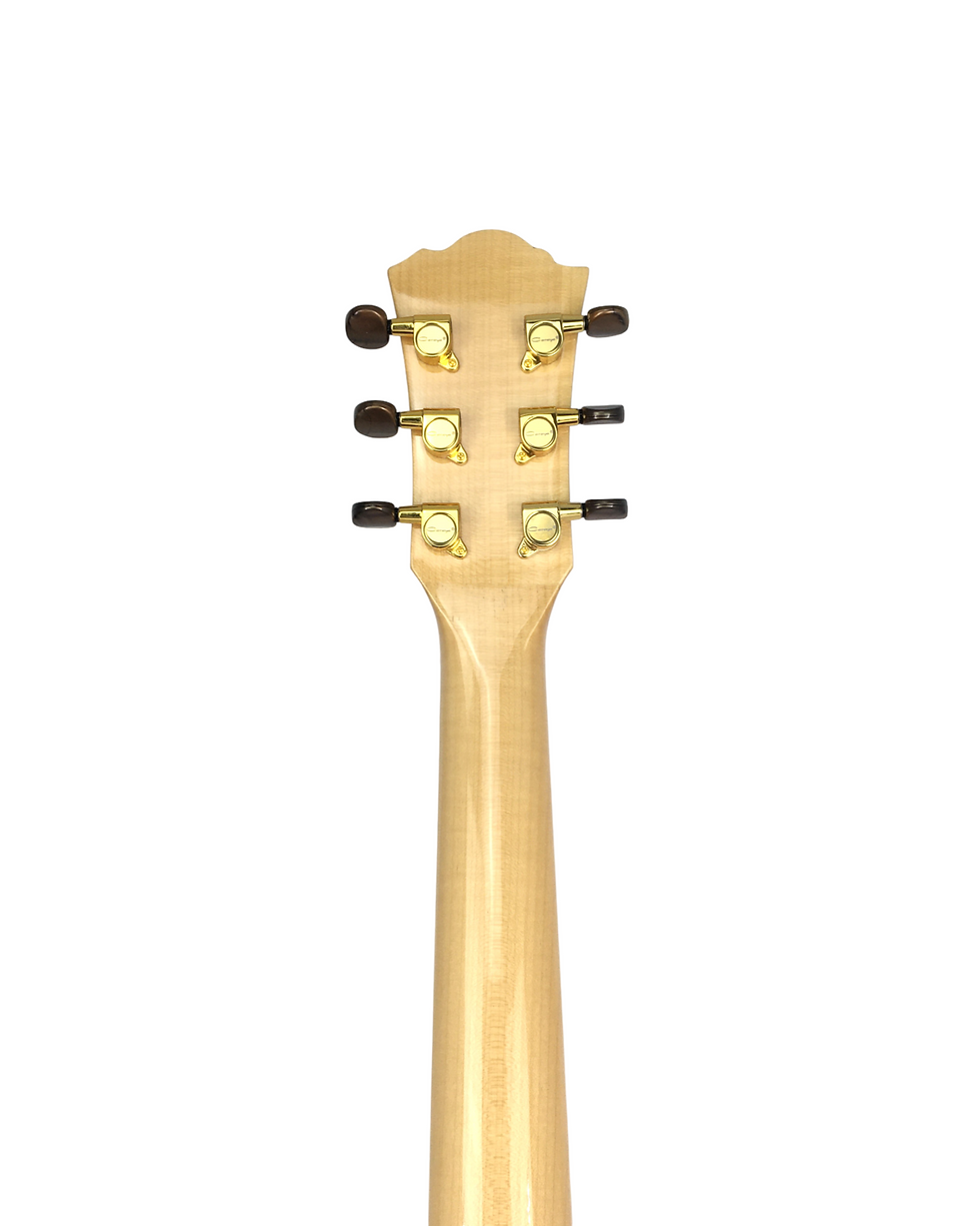 Thumbnail: Caraya SDG837CEQNLH Left-Handed All Maple Built-In Pickups/Tuner Acoustic Guitar
