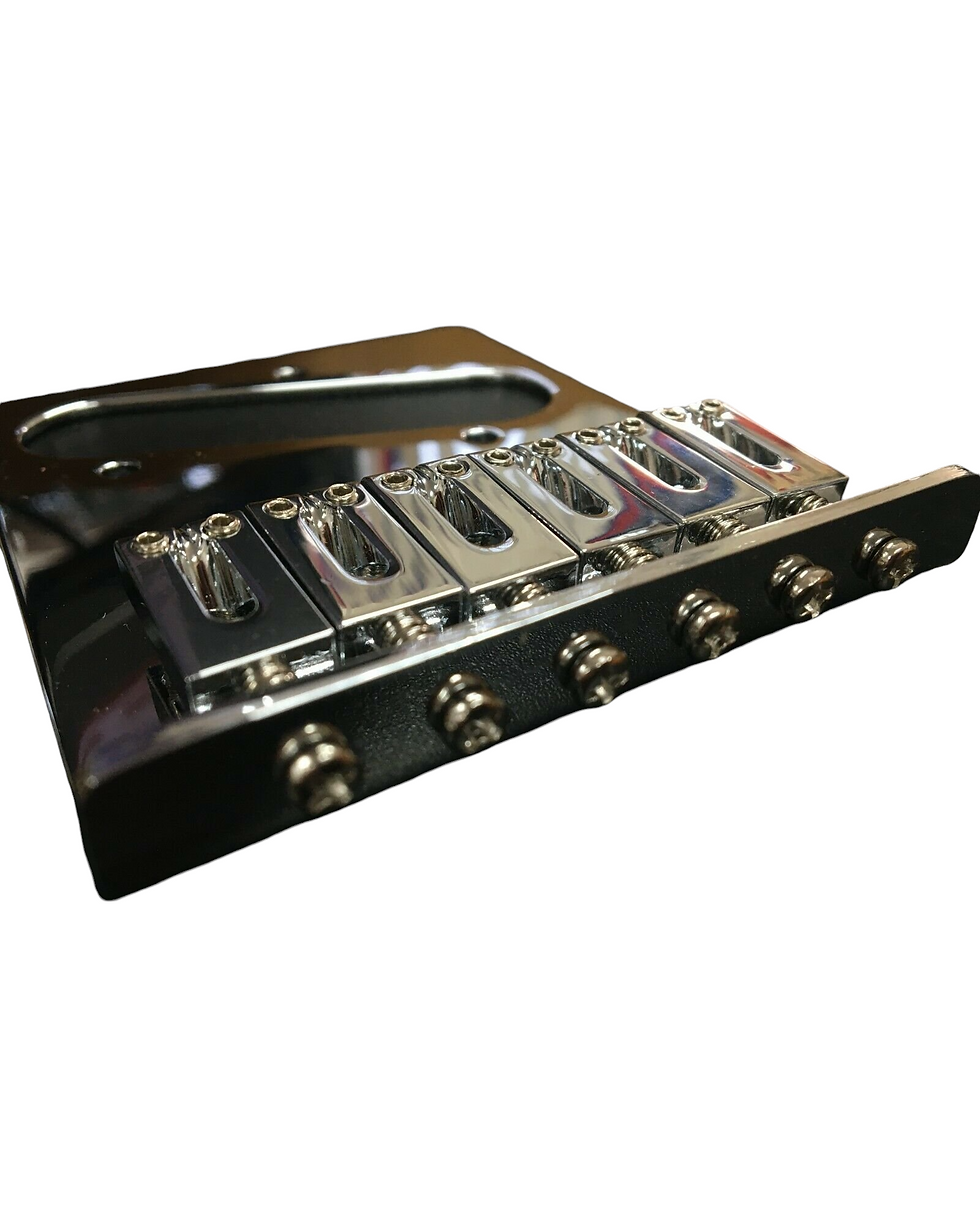 Thumbnail: YBTL03 Chrome Telecaster Electric Guitar Bridge, Thru, Body+Screws, Wrench