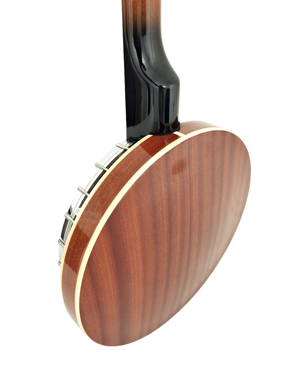 Thumbnail: Caraya 5-String Mahogany Body Resonator Banjo - Natural BJ005EQ1