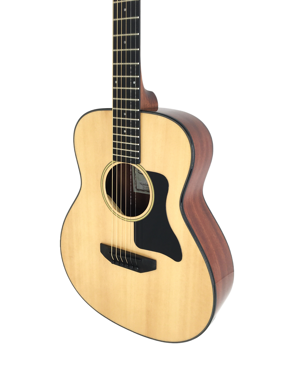 Thumbnail: Caraya P301210SEQ 3/4 Traveller Solid Spruce Top EQ/Tuner Acoustic Guitar