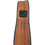 Thumbnail: Caraya PARLOR610 Parlor Cedar Top Built-In Pickups/Tuner Acoustic Guitar - Natur