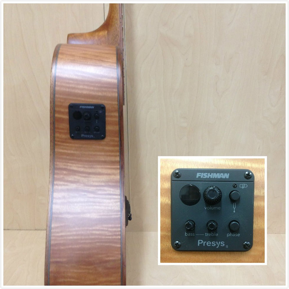 Thumbnail: Klema K200DCCE Solid Canadian Cedar Top Flamed Maple Body Dreadnought Cutaway Ac