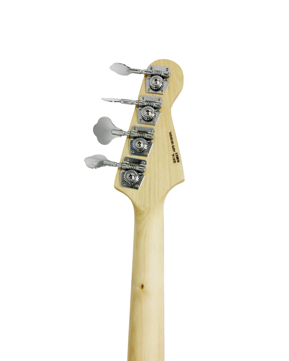 Thumbnail: Left-Handed Haze HSPB1901BKBHL 4-String Electric Bass Guitar + Free Bag, Tuner,