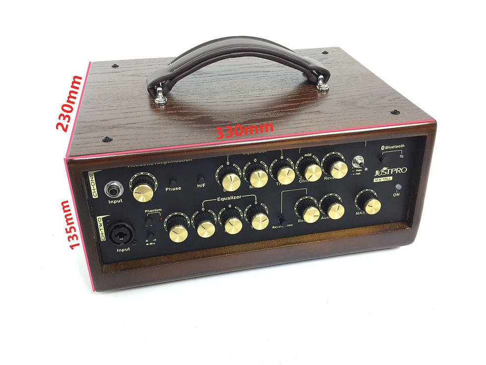 Thumbnail: JUSTPRO MXTALL 100W Amplifier 2 Channels Chorus/Reverb Mic/Acoustic Guitar, Blue