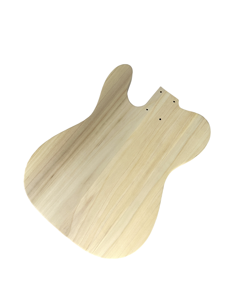 Thumbnail: HSTL19100BNADIY Solid Basswood Body Quilted Natural Maple TL Style Electric Guit