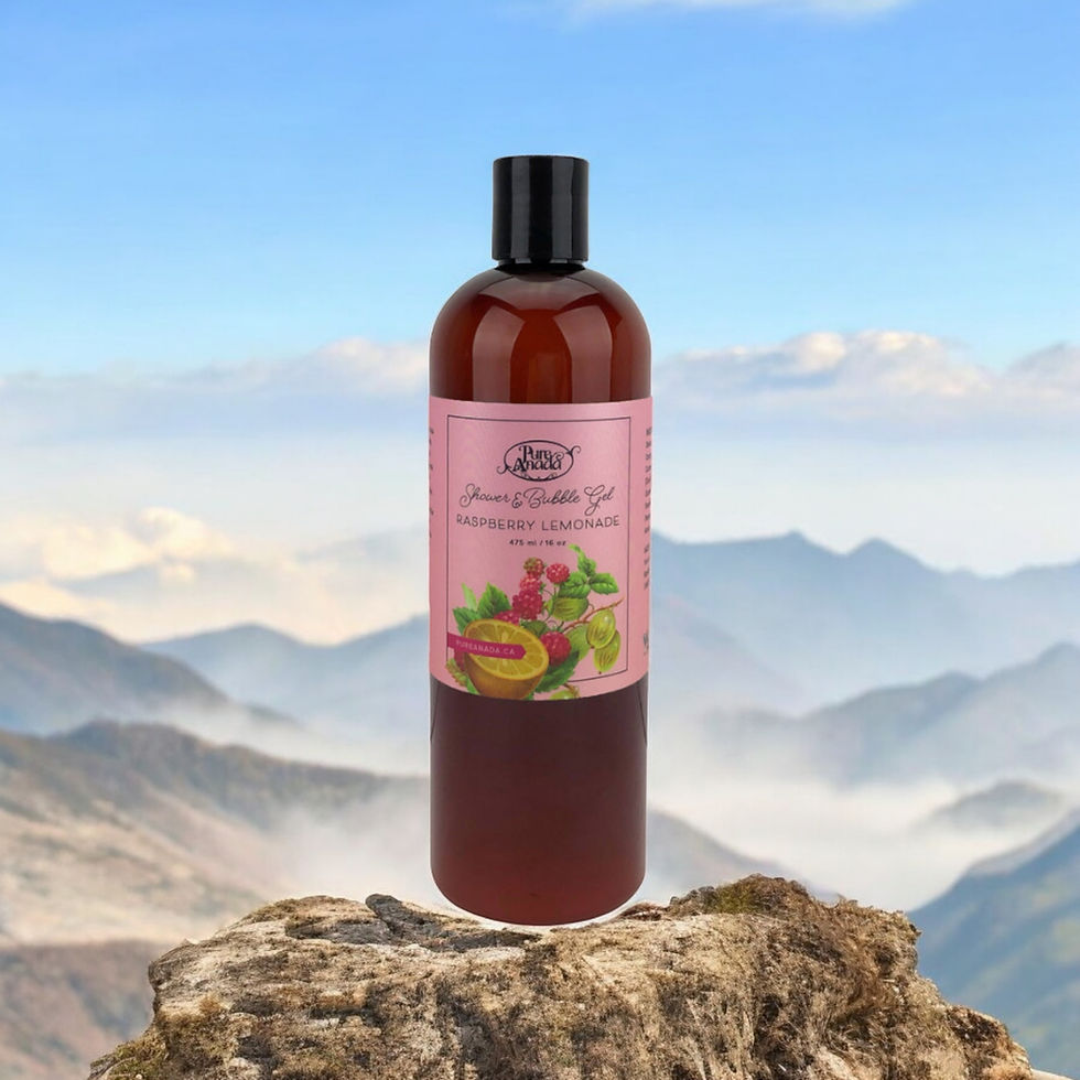 Pure Anada Shower & Bubble Gel - Raspberry Lemonade Bath Canada