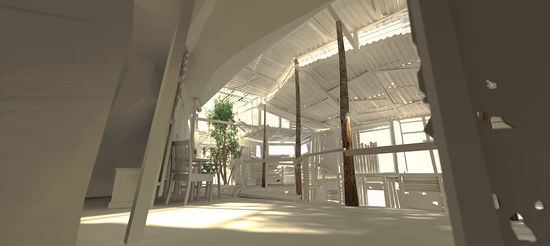 Leader's House 3D Model Int_
