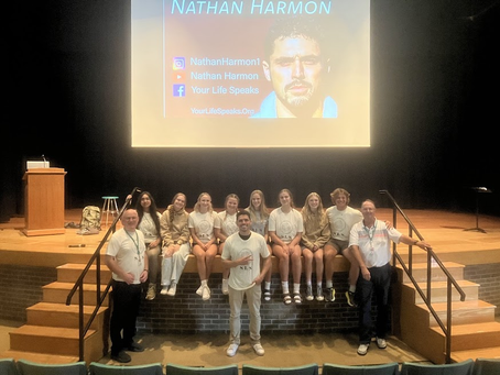Alpena High School Students Leading Students Coalition Hosts Inspirational Speaker Nathan Harmon