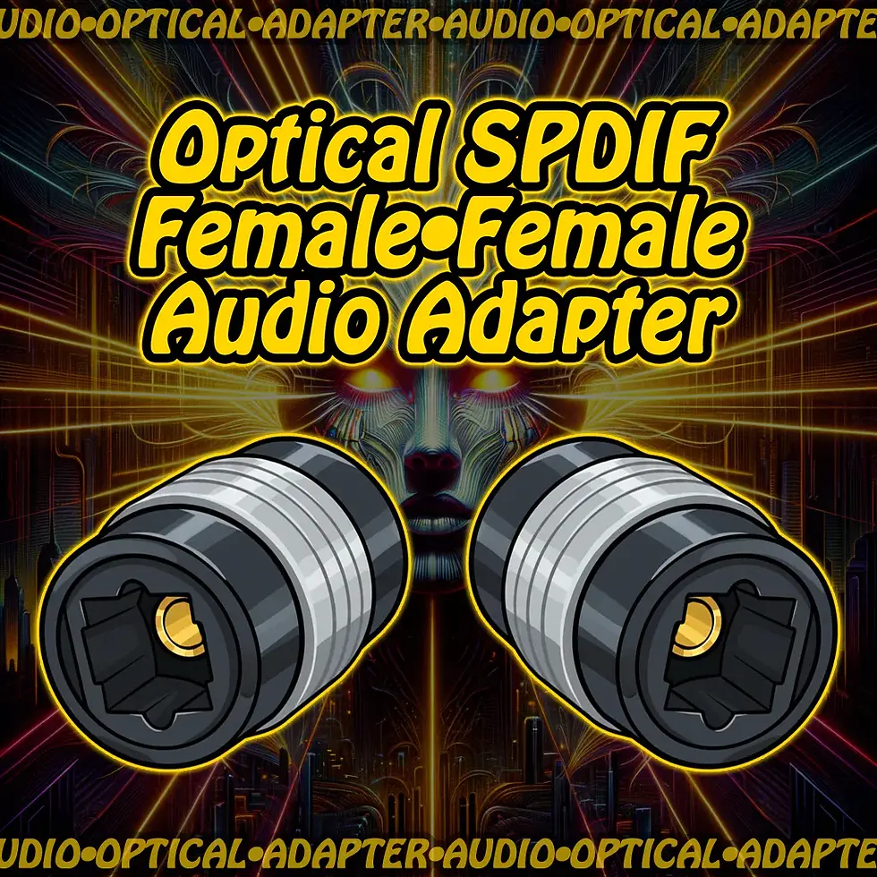 Thumbnail: Optical SPDIF Audio Adapter • Coupler • Gender Changer • Angle