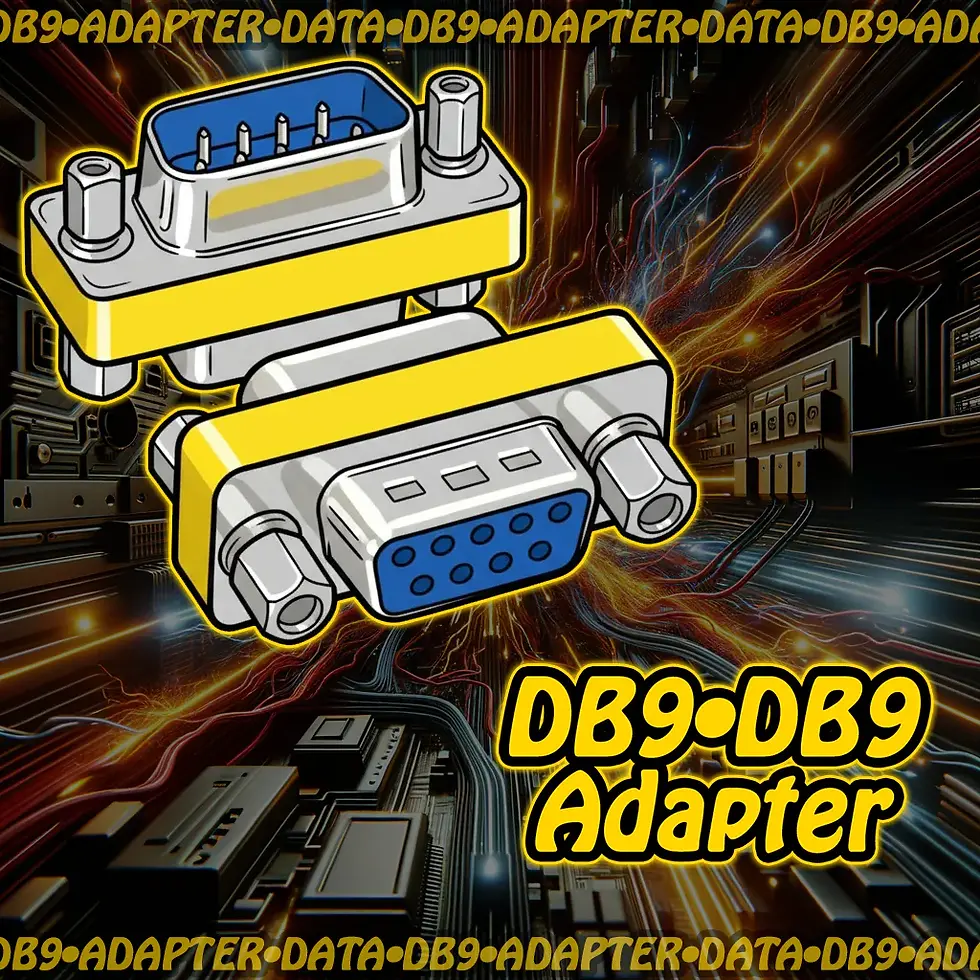 DB9 → DB9 Serial Adapter • Coupler • Gender Changer