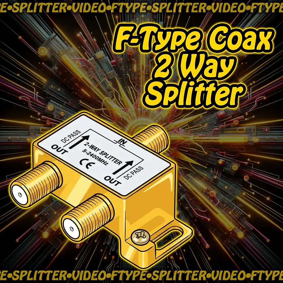 Thumbnail: F-Type Coax Splitter • Diplexer • Combiner