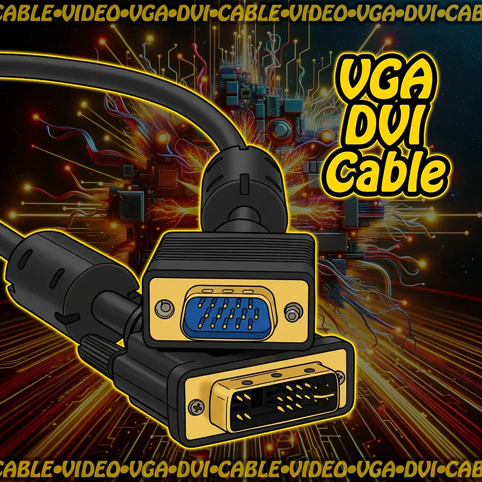 DVI → VGA Cable
