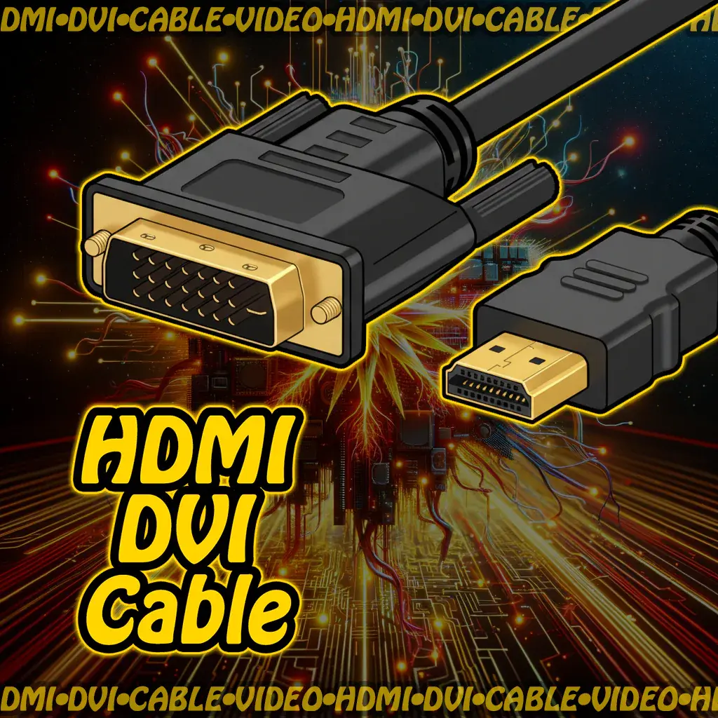 DVI → HDMI Cable • Male → Male
