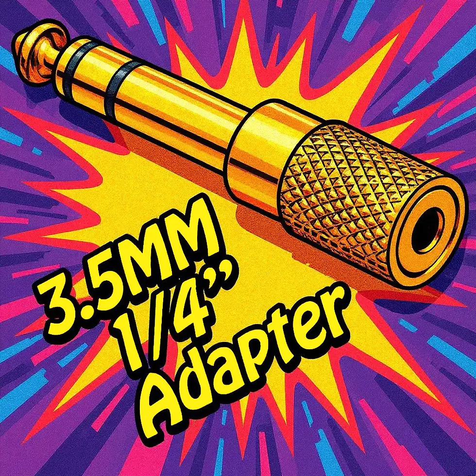 1/4" • 3.5mm Audio Adapter