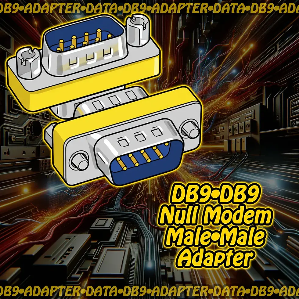 Thumbnail: DB9 → DB9 Serial Adapter • Coupler • Gender Changer • Bidirectional