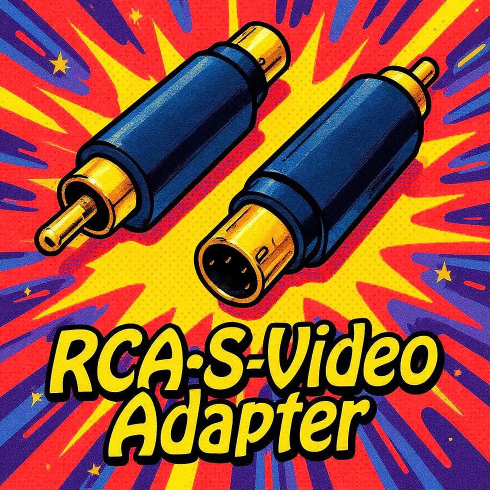 Composite RCA • S-Video Adapter