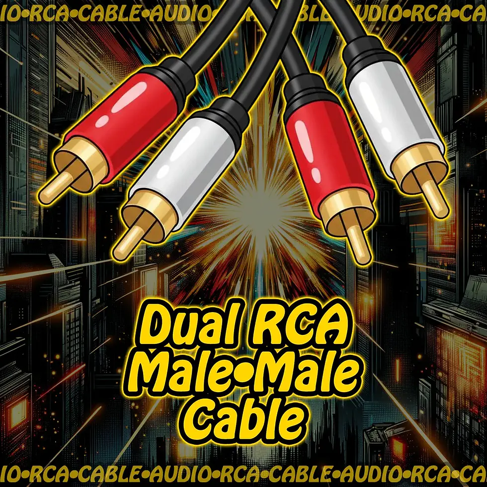 RCA Cable • Double Channel • Male → Male