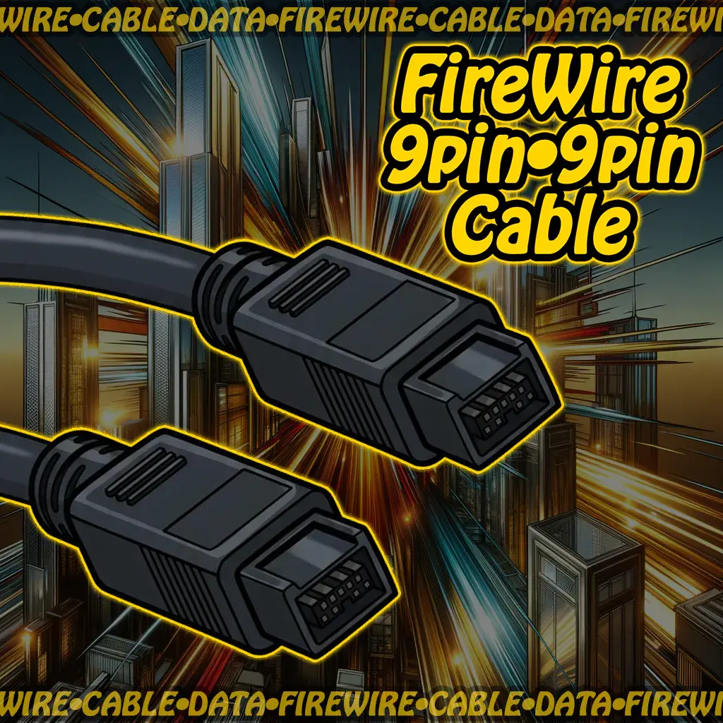 FireWire Cable • 9pin → 9pin