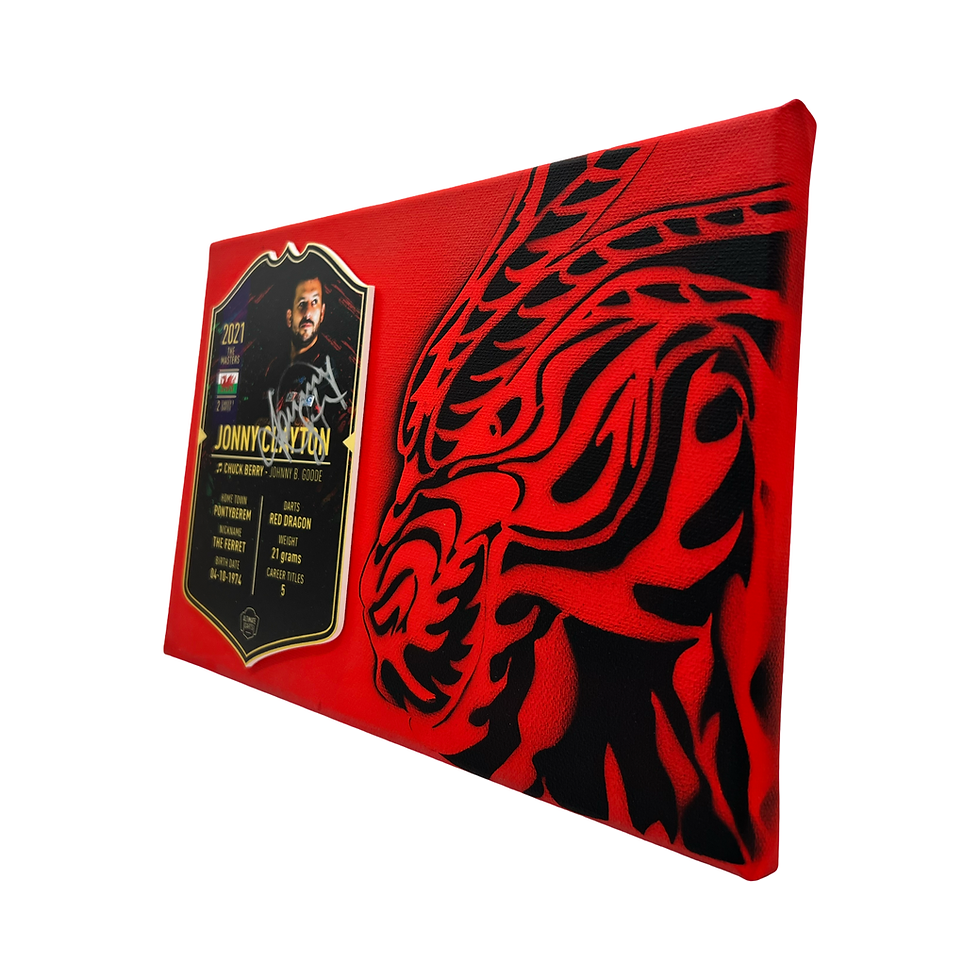 Miniaturbild: Jonny Clayton Sammler Leinwand signiert