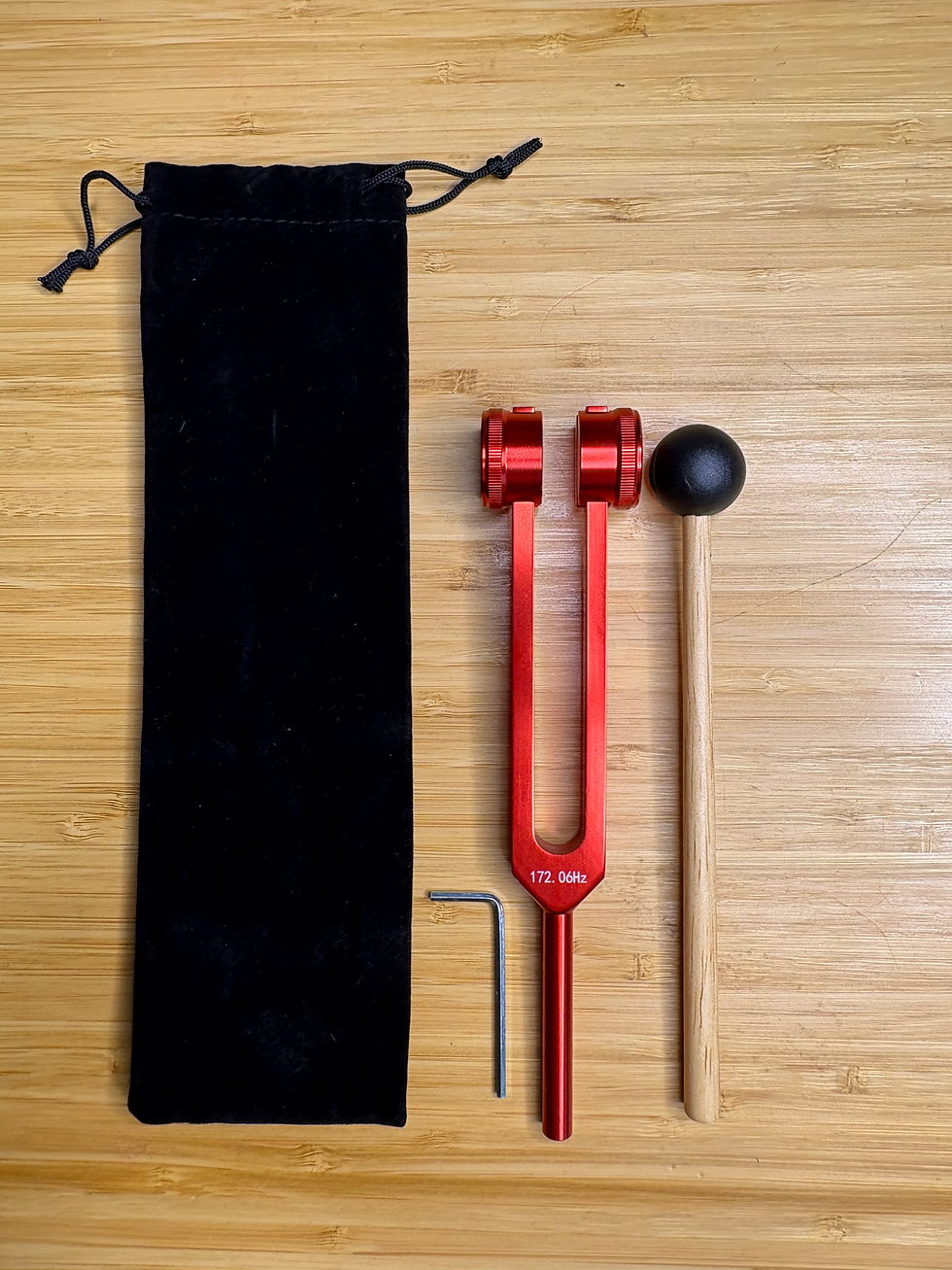 Thumbnail: 172.06Hz Tuning Fork — Root Stabilisation & Core Strengthening (Red)