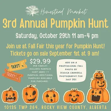 3rd Annual Fall Fair, Trunk or Treat & Pumpkin Hunt