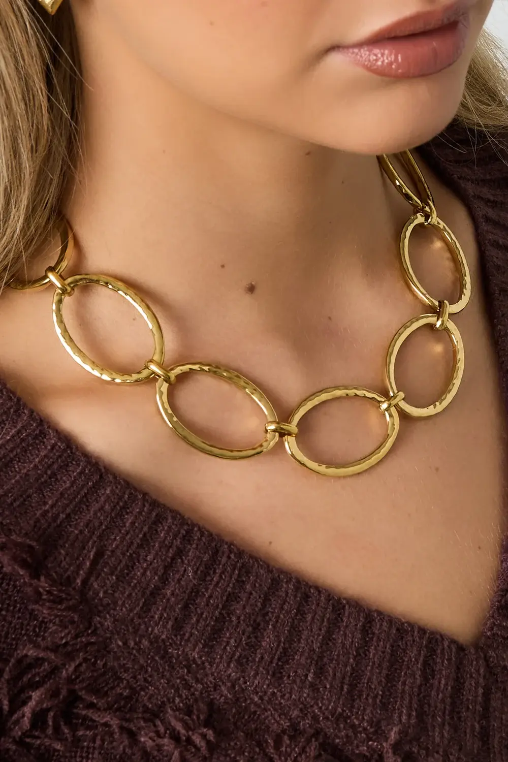 Gouden Schakelketting – Modern & Elegant