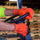 Thumbnail: Canvas, Knit Wrist, Corded, Double Palm, Hi-Vis Orange