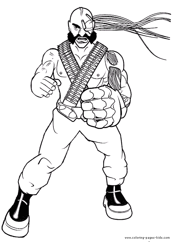 action man coloring page 01