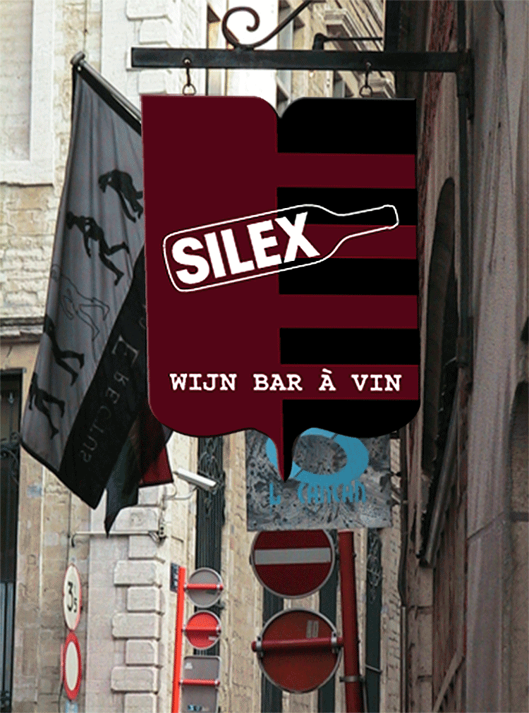 silex bar logo, wijn bar à vin, chan logo, expo, dégustation, illustration bouteille de vin, bordeau