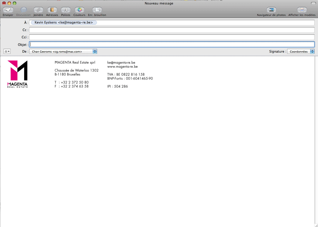 magenta logo, agence immobilière, internet immobilier, chan graphiste, real estate