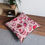Thumbnail: Valentine Candy Pattern Tufted Floor Pillow — Square Decorative Cushion 
