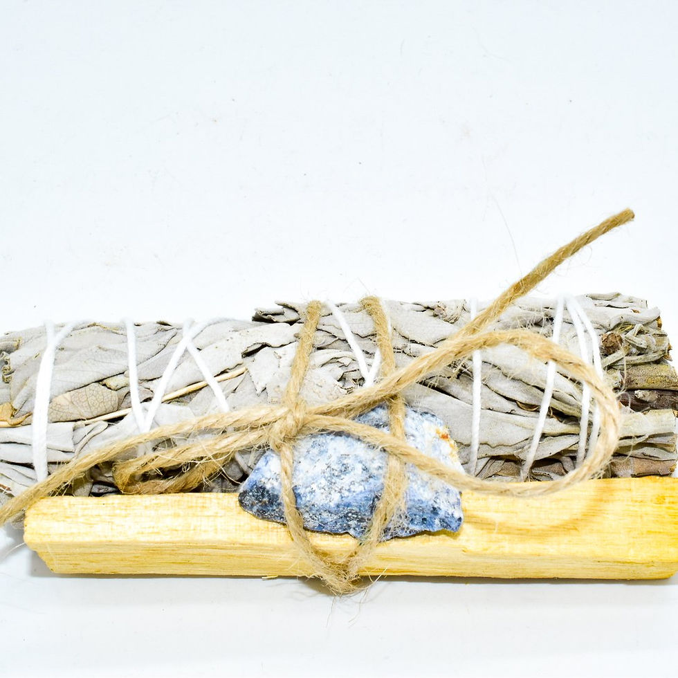 Thumbnail: Palo Santo, Sage & Crystal Smudging Bundle