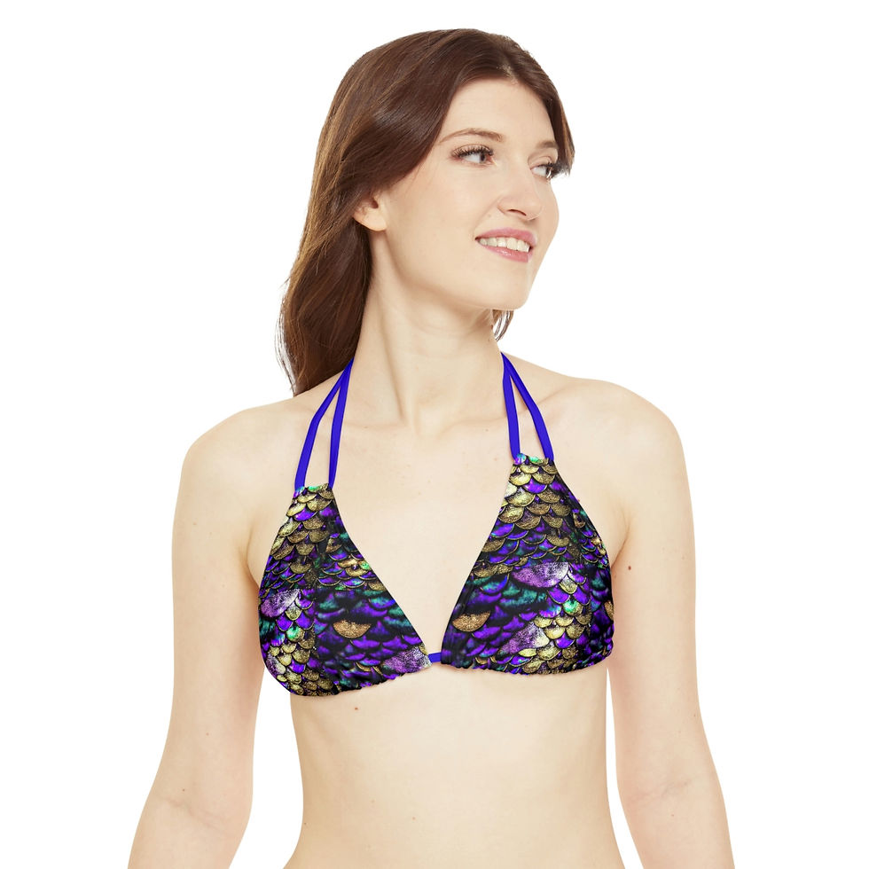 Thumbnail: Strappy Triangle Bikini Top