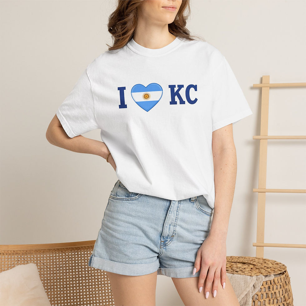 Thumbnail: I Heart KC Argentina Flag T-Shirt