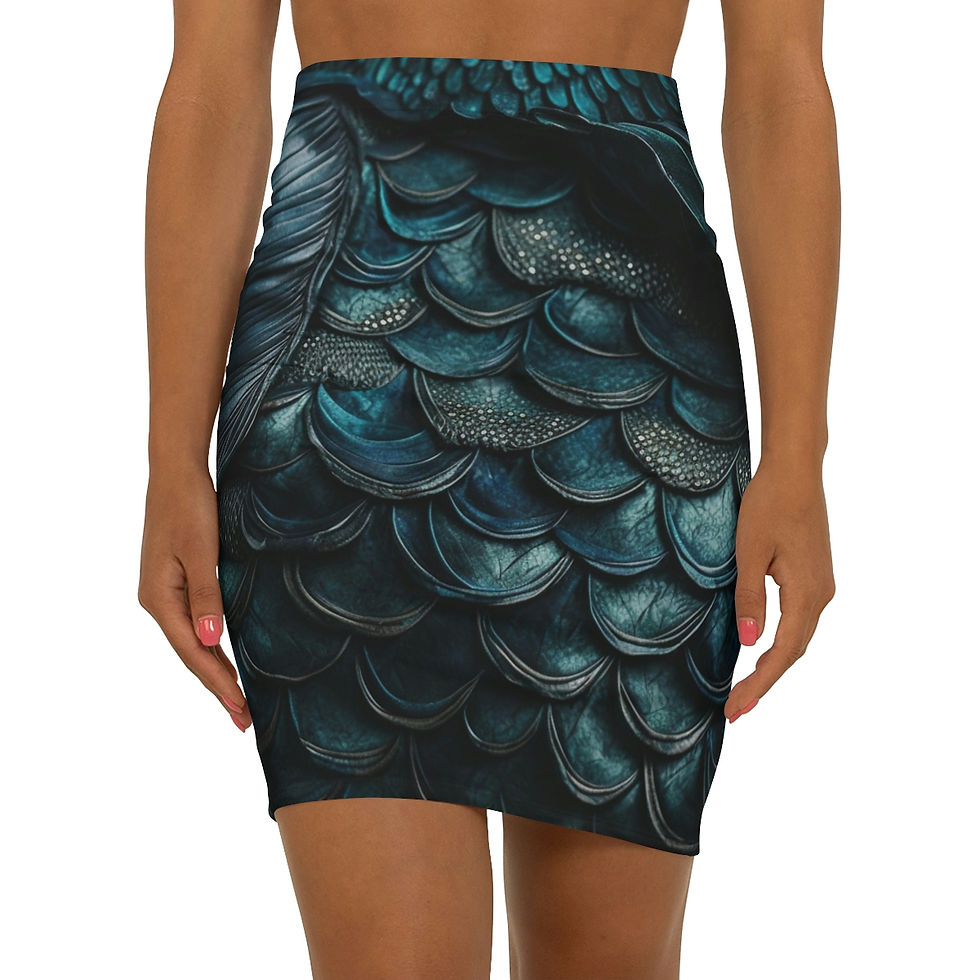 Thumbnail: Dark Mermaid Women's Mini Skirt
