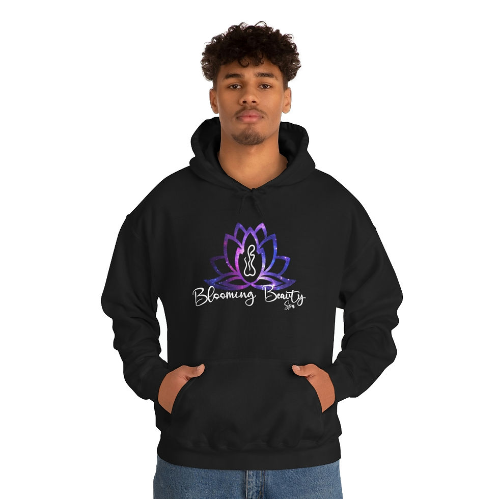 Miniatura: Blooming Beauty Unisex Heavy Blend™ Hooded Sweatshirt