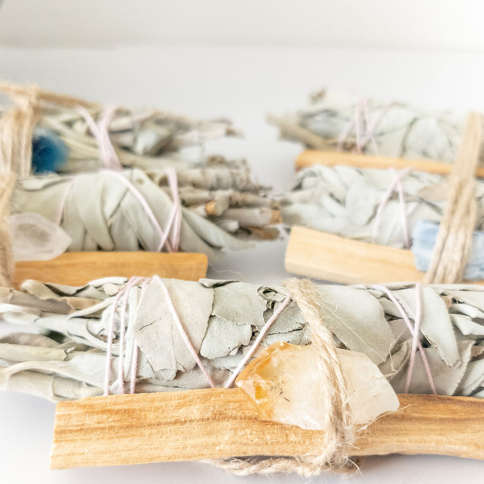 Thumbnail: Palo Santo, Sage & Crystal Smudging Bundle