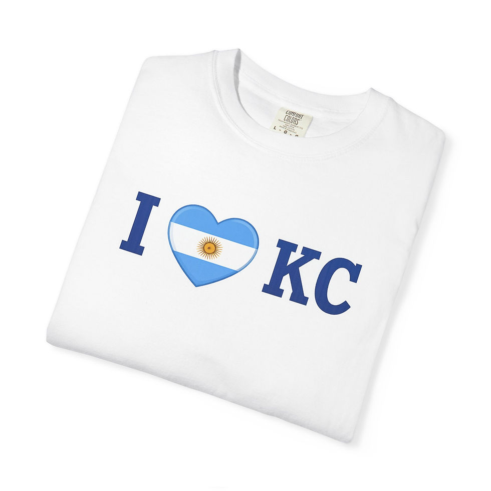 Thumbnail: I Heart KC Argentina Flag T-Shirt