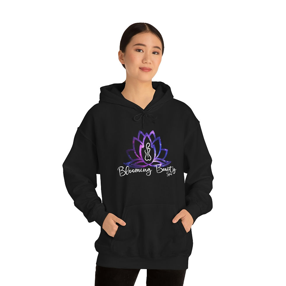 Miniatura: Blooming Beauty Unisex Heavy Blend™ Hooded Sweatshirt