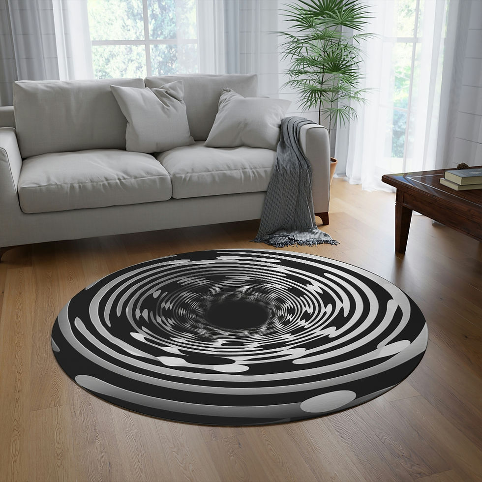 Thumbnail: Round Vortex Rug
