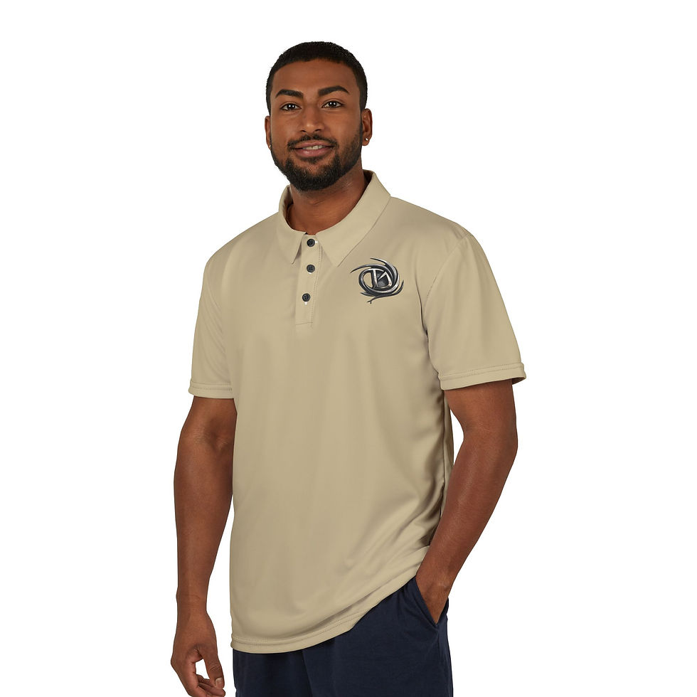 Miniatura: Thaddeus Metallic Mark Polo Shirt