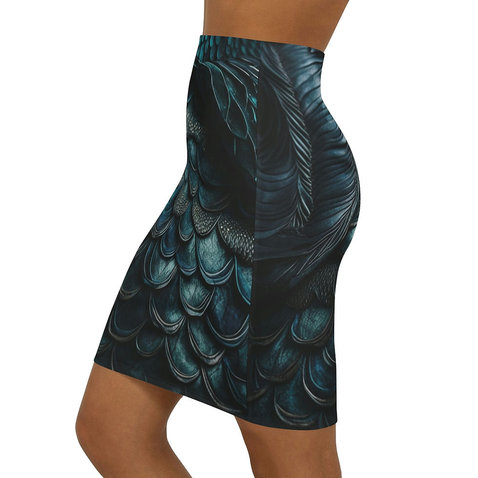 Thumbnail: Dark Mermaid Women's Mini Skirt